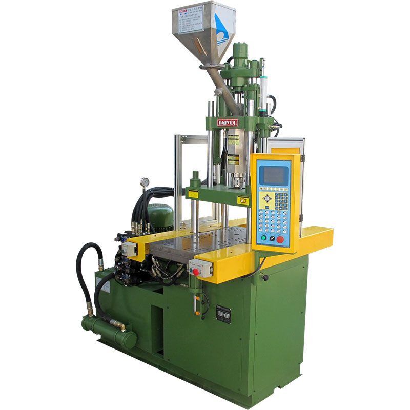 Slide plate vertical injection molding machine